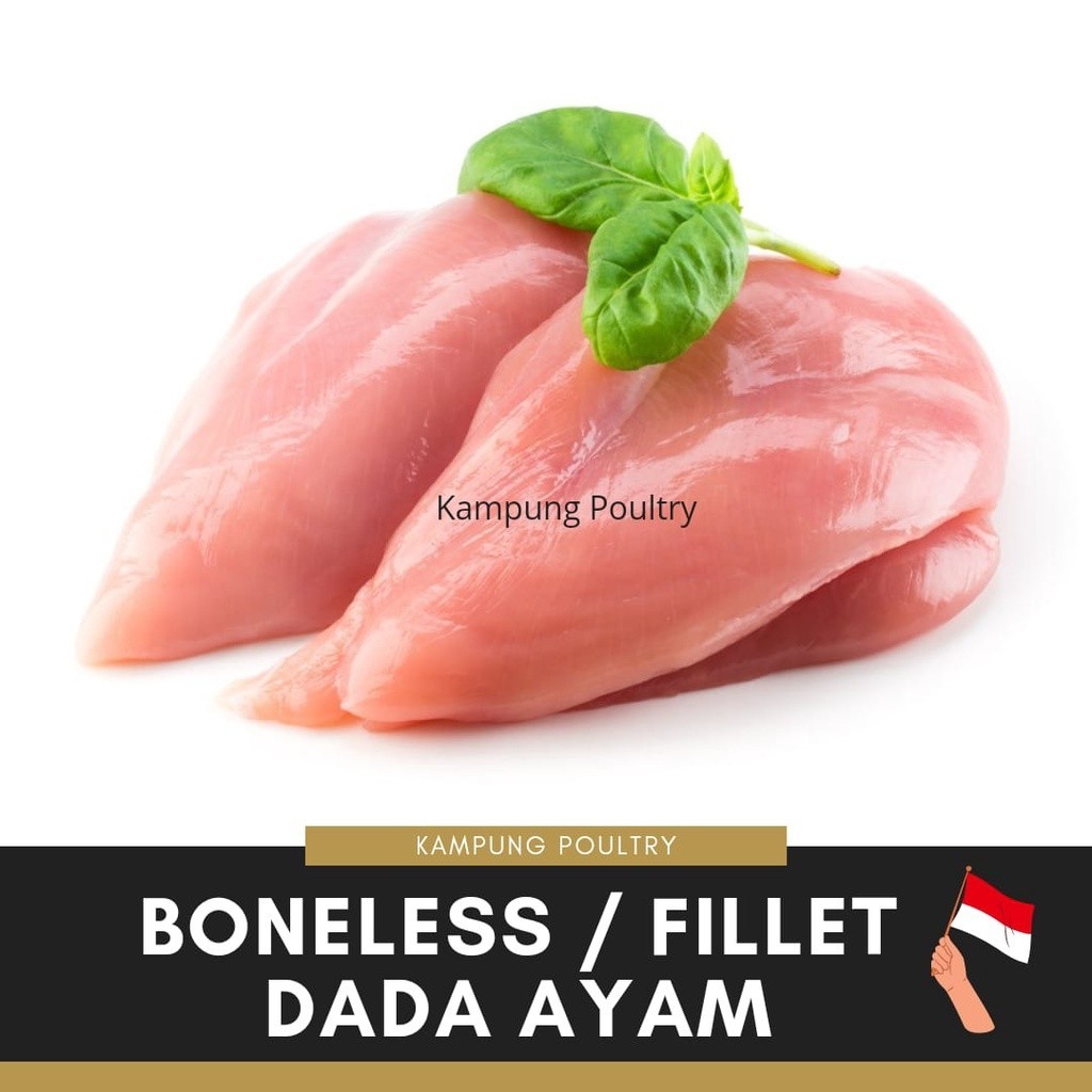 

Boneless Fillet Dada Ayam Tanpa Lemak -Gratisongkir