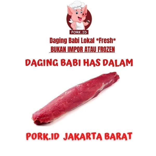 

Daging Babi Has Dalam ( Fresh Pork Tenderloin ) -Gratisongkir