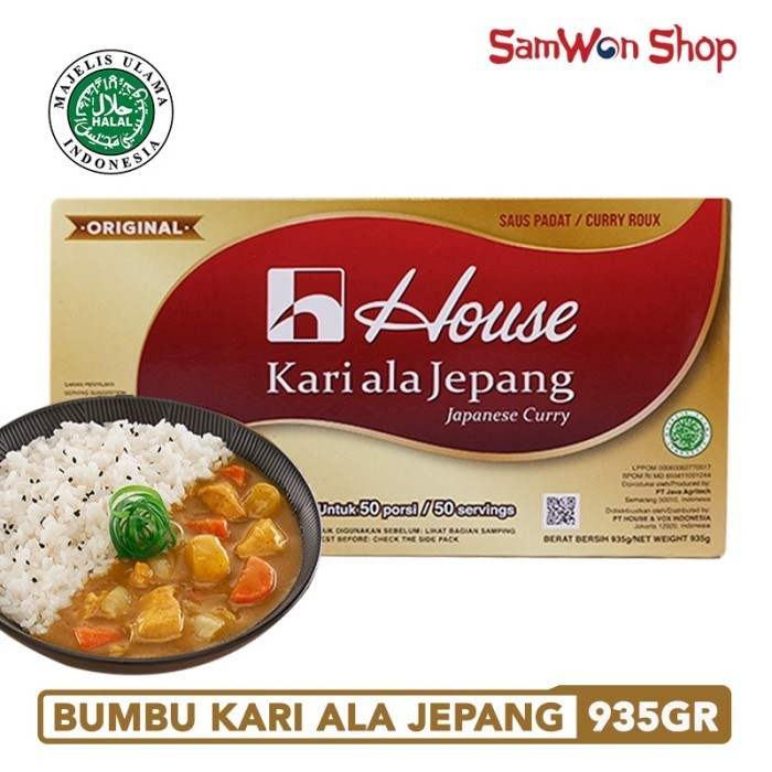 

House Curry Sauce / Bumbu Kari Lokal Ala Jepang 1Kg Halal Mui