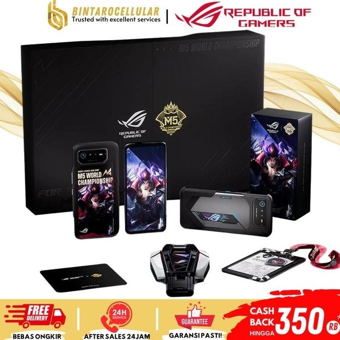 ASUS ROG PHONE 6 MLBB EDITION GIFT BOX COOLER 6 PENDINGIN M5 CHAMPIONS