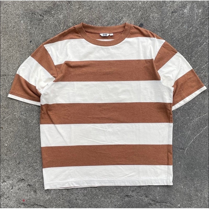 KAOS UNIQLO STRIPE SECOND