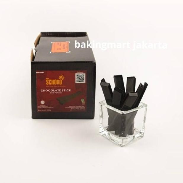 

READYYY KIRIM >> CHOCOLATE STICK 1.2KG / SCHOKO / DARK CHOCOLATE / FILLING ROTI / FILLING CROISAN / TOPPING CHOCOLATE