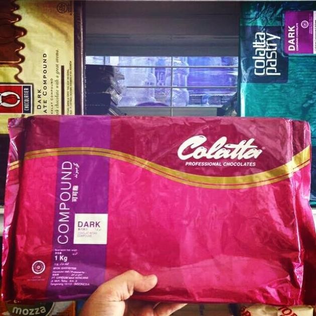 

LANGSUNG KIRIMM COLATTA DARK COMPOUND CHOCOLATE 1KG / COLATTA DCC 1KG