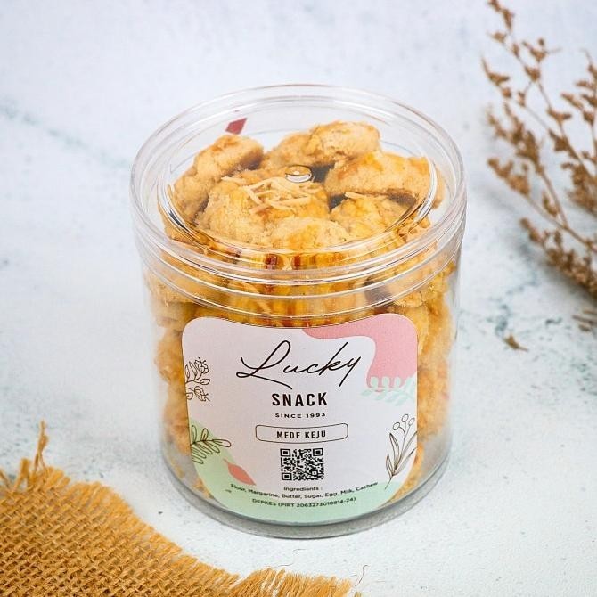 

Kue Kering "Mede Keju" Premium Wijsman Wisman 250 Gram Toples Tabung Limited Edition