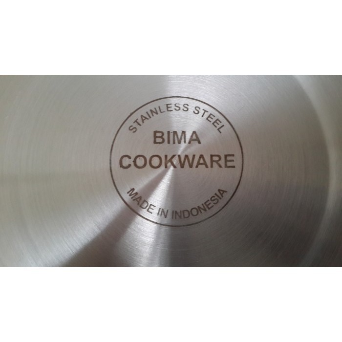 NEW SERIES BIMA PANCI STAINLESS STEEL PRIMA POT & STEAMER 20CM KUKUSAN + COVER QUALITY ORIGINAL