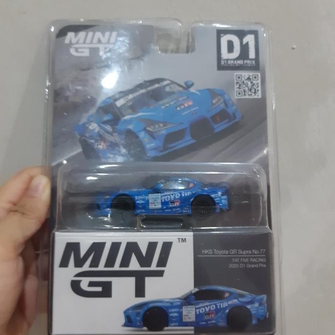Mini gt hks toyota gr supra no.77 FAT five racing 2020 D1 grand prix