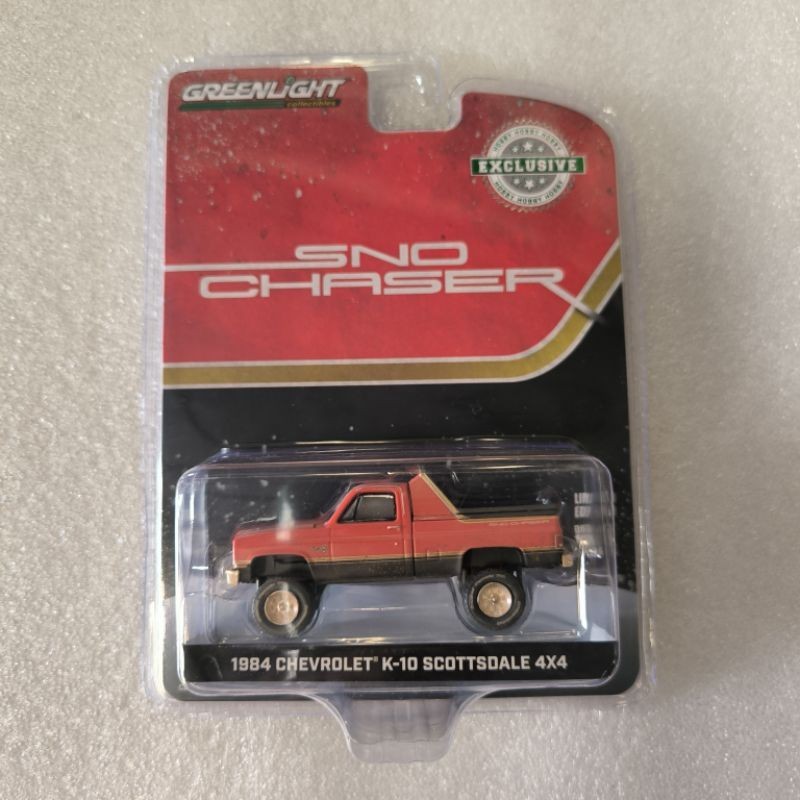 GREENLIGHT 1984 CHEVROLET K-10 SCOTTSDALE 4X4 WEATHERED - SNO CHASER