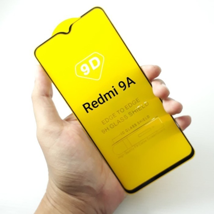 Tempered Glass Xiaomi Redmi 9A Tg Full Layar 9D Anti Gores