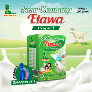 

Susu Kambing Etawa Naga SP ORIGINAL SACHET 150 gr (6 x 25 gr) ASLI