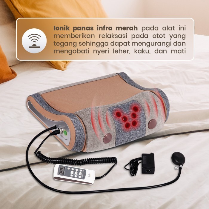 Qudu Bantal Terapi Tulang Leher & Nyeri Otot Leher - Cervical Pillow