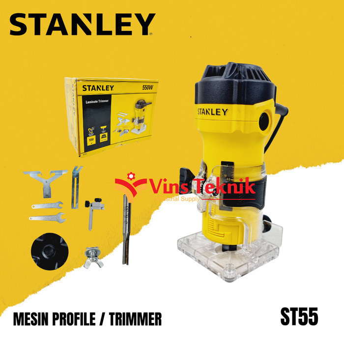 Mesin Profil Kayu Router Trimmer Stanley St55