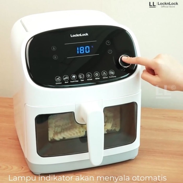 Lock And Lock Ejf216 Wht Air Fryer Digital Lock N Lock Ejf 216Wht