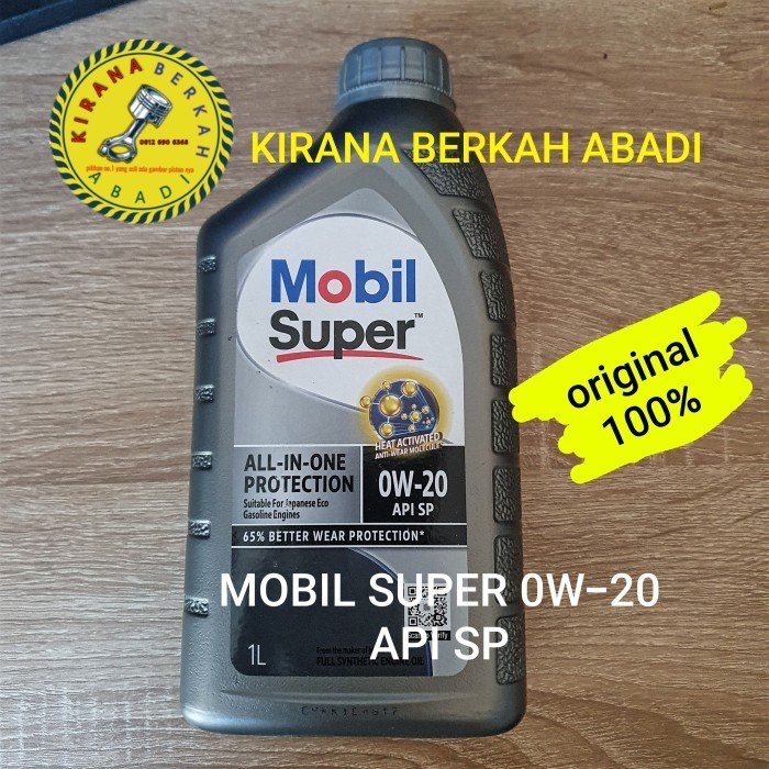 OLI MOBIL SUPER 0W20 API SP KEMASAN 1 LITER