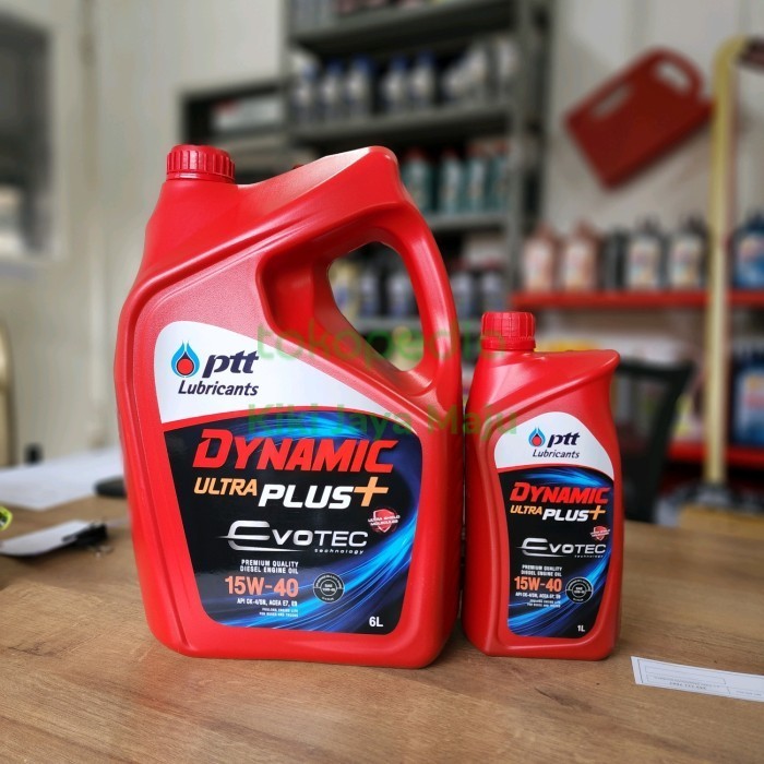 OLI MESIN MOBIL PTT DYNAMIC ULTRA PLUS 15W-40 API CK-4 (7L)
