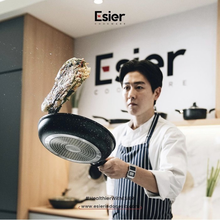 Esier Buvos+ Cookware Set 6 In 1- Peralatan Masak Lengkap Free Spatula