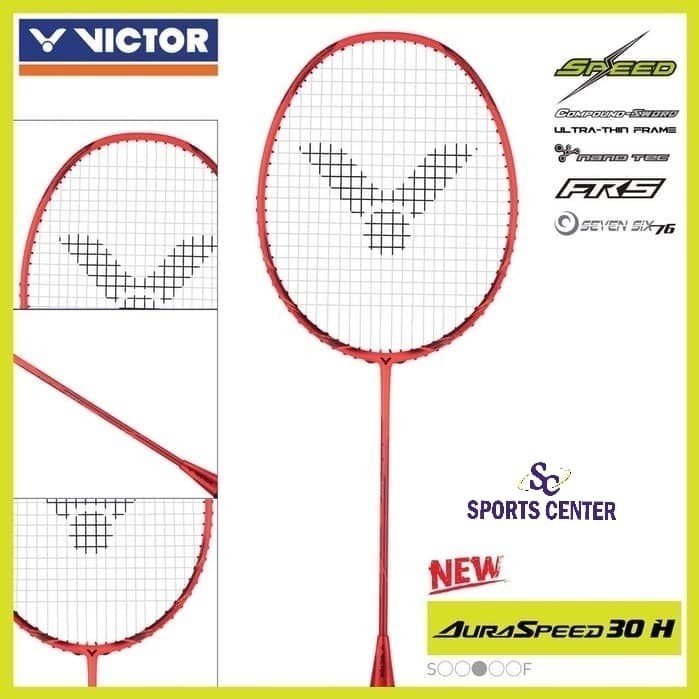 New  Raket Badminton Victor Auraspeed 30H / Aura Speed 30 H