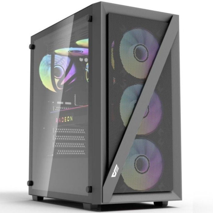 Darkflash Dk260 Air White Atx + 4 Fan Argb