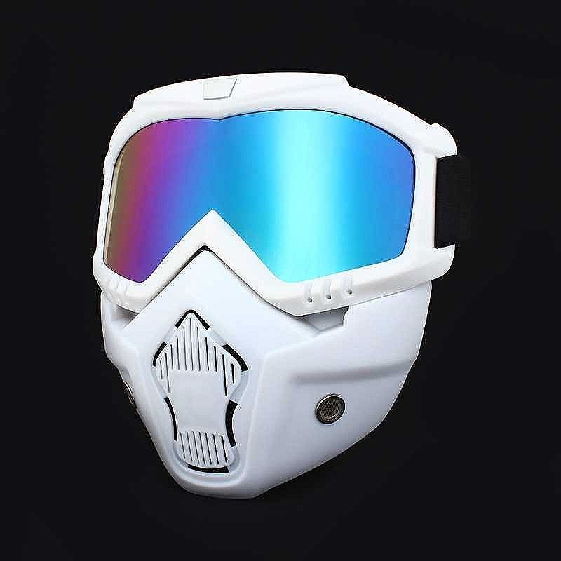 tactical google mask topeng goggle mask masker untuk helm penutup pelindung wajah dari debu dan part