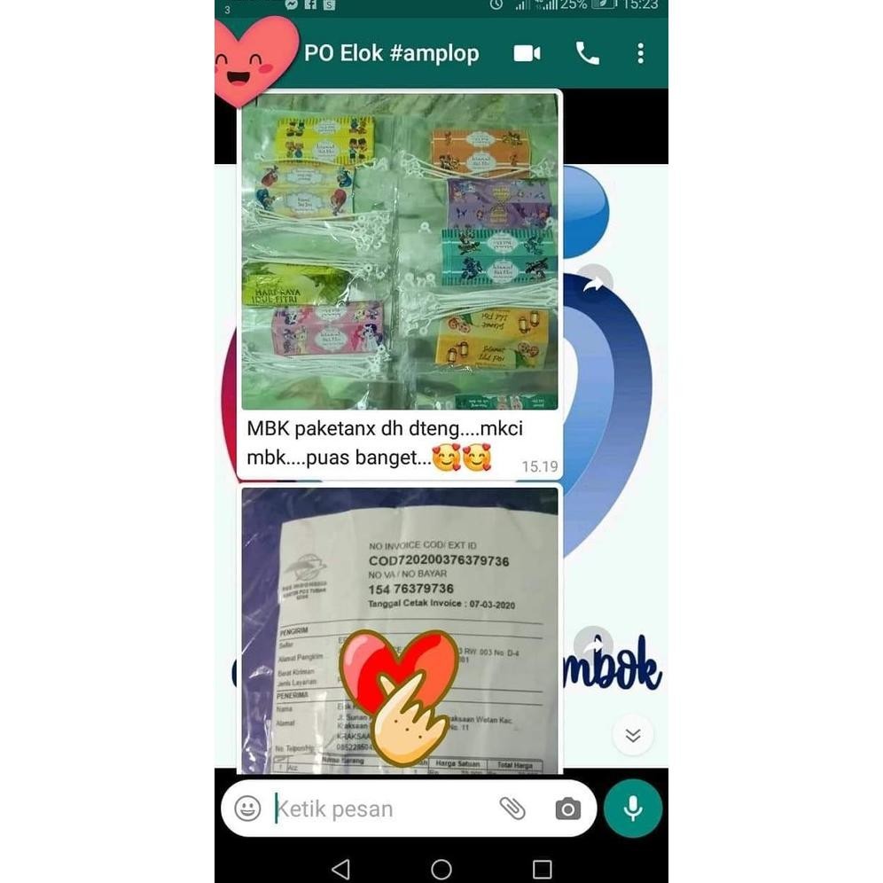 

New Arrival Promo! 10 Pcs Plastik Thr Amplop Lebaran Angpao Lebaran Murah Bisa Cod Termurah