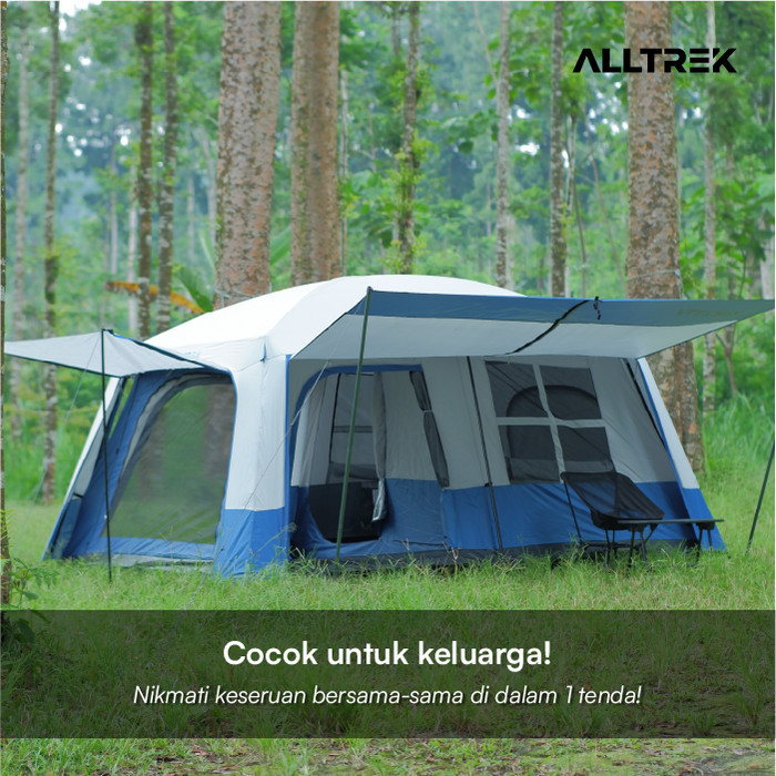 Alltrek Tenda Camping Tentastic Outdoor 1 Bedroom + 1 Guest Room