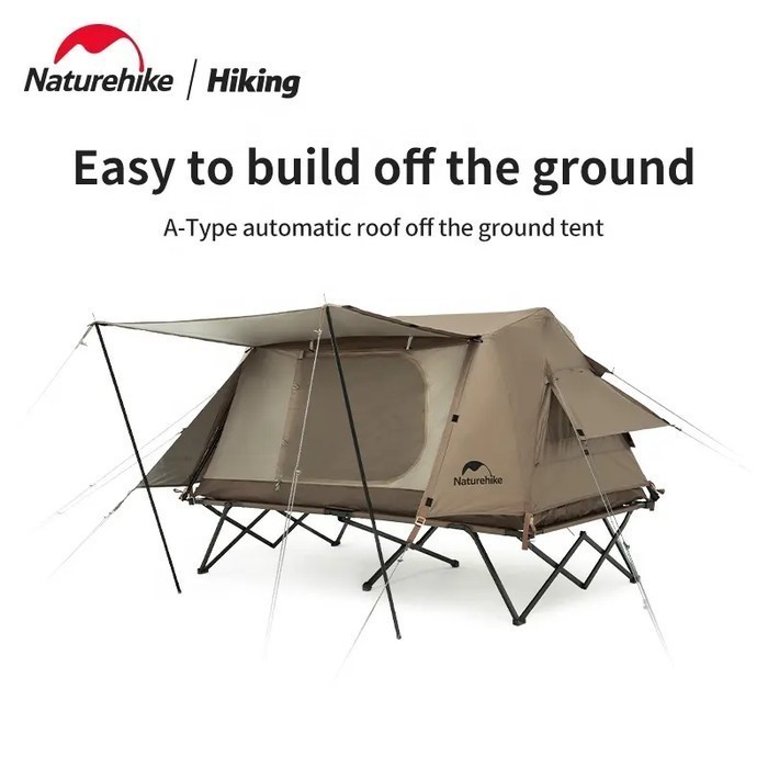 Tenda Glamping Campbed 2 Orang Naturehike Cnh22Zp001 Auto Tent