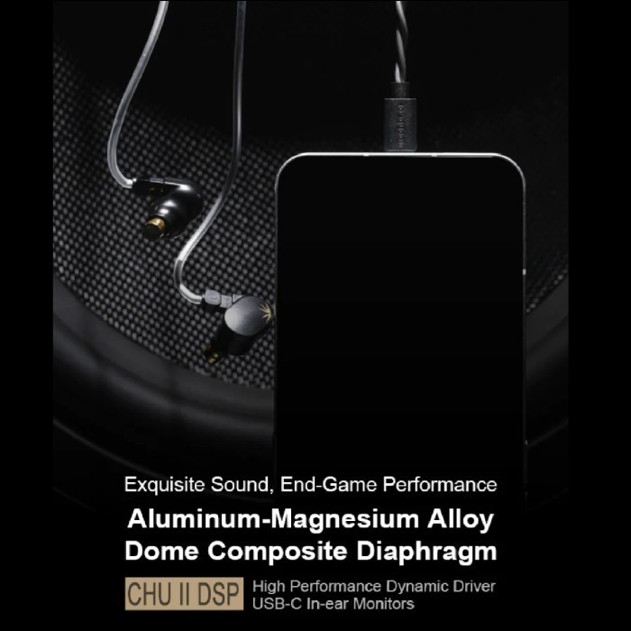 Moondrop Chu Ii / Chu 2 Dsp Type C + Mic In Ear Monitor Earphone / Iem