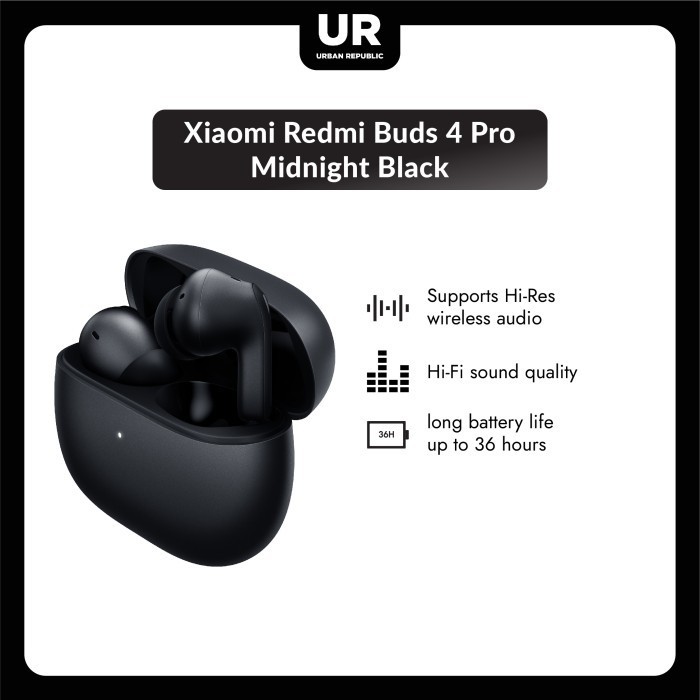 Xiaomi Redmi Buds 4 Pro - Midnight Black