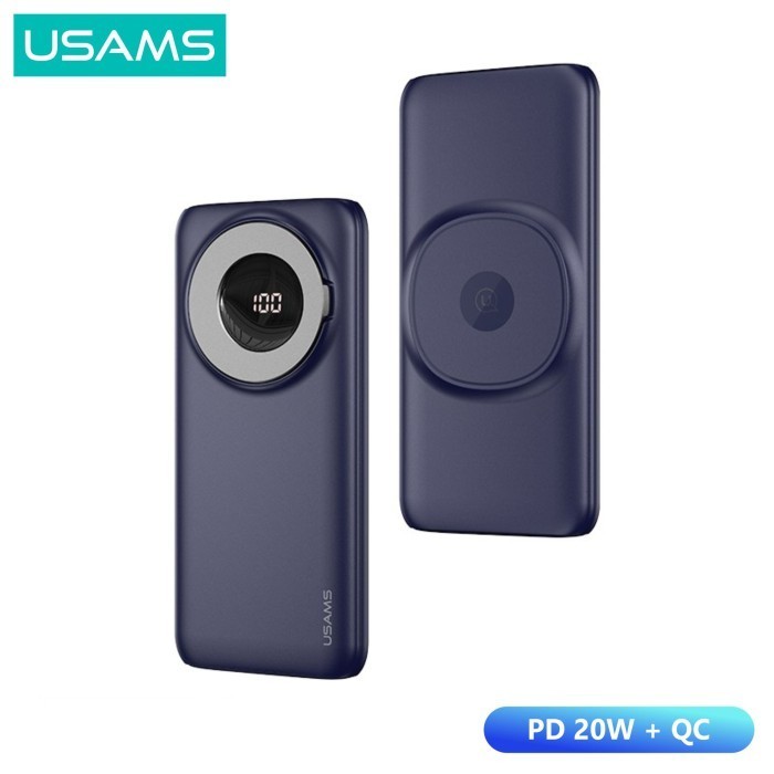 Usams Pb62 Powerbank 10000Mah Magnetic Wireless Fast Charging 20W