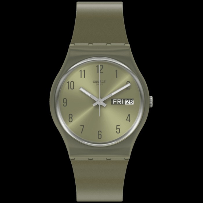 Swatch Gg712 Pearlygreen Jam Tangan Wanita Analog Original Swiss Made