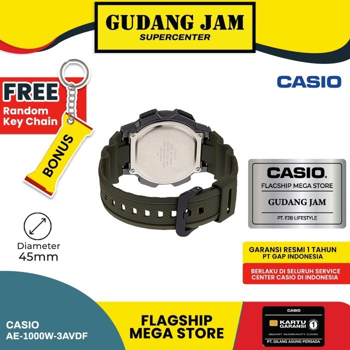 Casio General Ae-1000W-3Avdf Ae-1000W Ae-1000 Ae1000W Ae1000