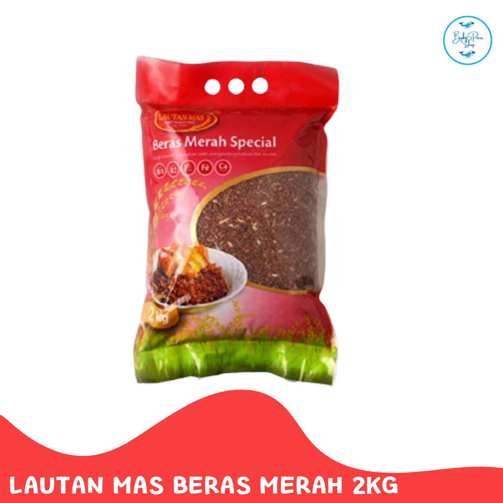 

Lautan Mas Beras Merah 2kg | BabyPausShop I Beras - MAKANAN NASI - BERAS MERAH