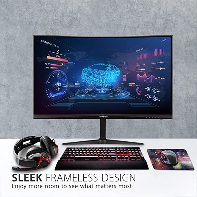 viewsonic VX2418-C Monitor Gaming Melengkung 24"