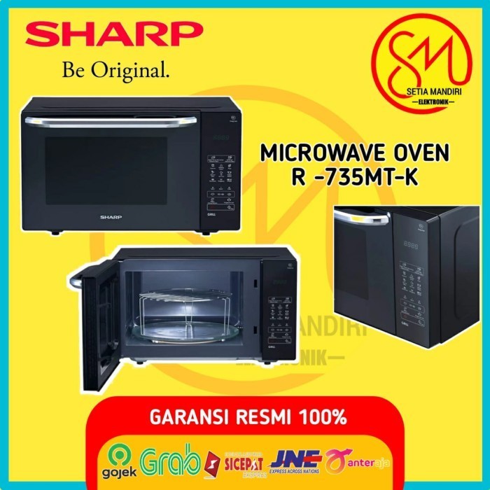 Sharp R735Mt Grill Microwave Oven R735-Mt R-735Mt (K) Termurah Terlaris Promo