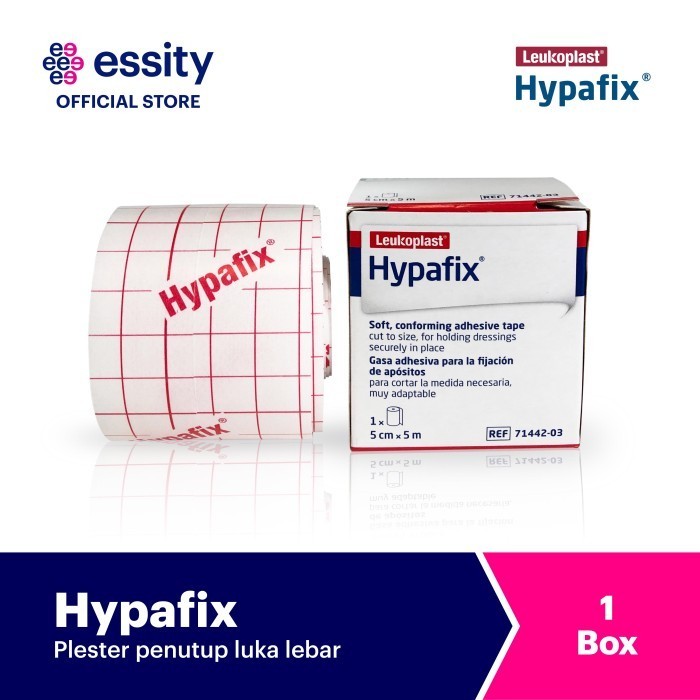 Hypafix Plester Putih Penutup Luka (1 Roll/Box)