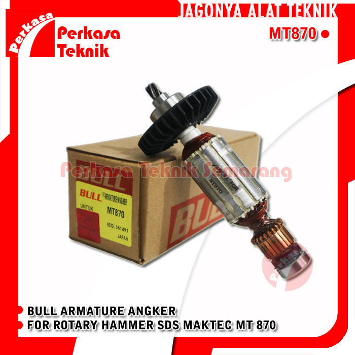 BULL Armature MT870 Angker Rotary Hammer Drill Maktec MT 870