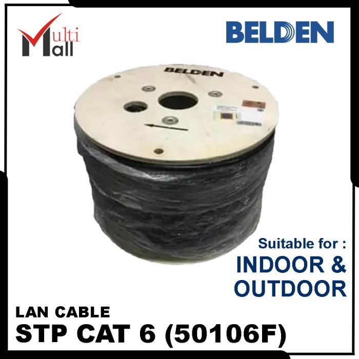 Belden Stp Cable Cat 6 Cat6 Kabel Lan 50106F 50106 F 305M Outdoor Termurah Terlaris Promo