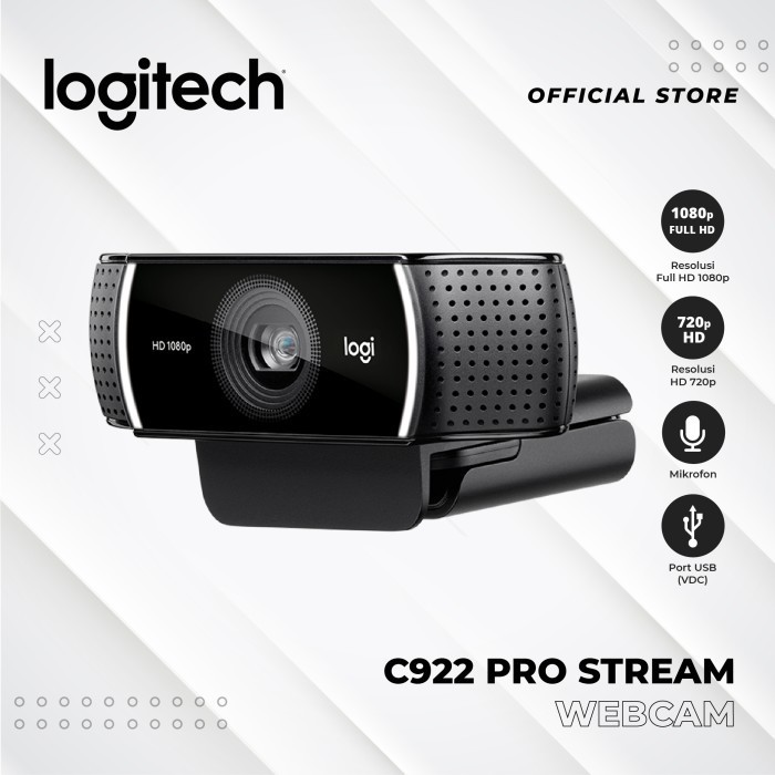 Logitech Web Cam Hd Pro C922 / C 922