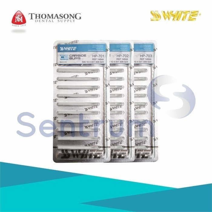 SSWHITE BUR STRAIGHT HANDPIECE LOW SPEED CARBIDE BUR HP 701-703