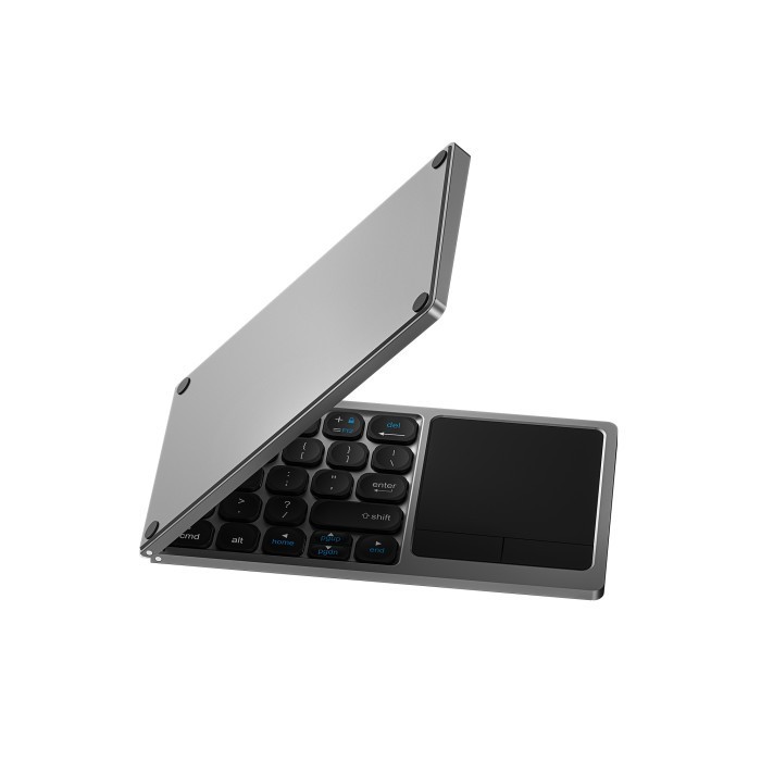 Wireless Keyboard Wiwu Foldable Portable With Touchpad For Laptop / Pc