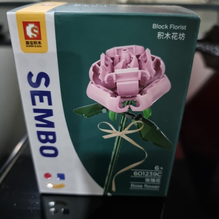 

Sembo Block Florist Rose Flower Bunga Mawar Pink