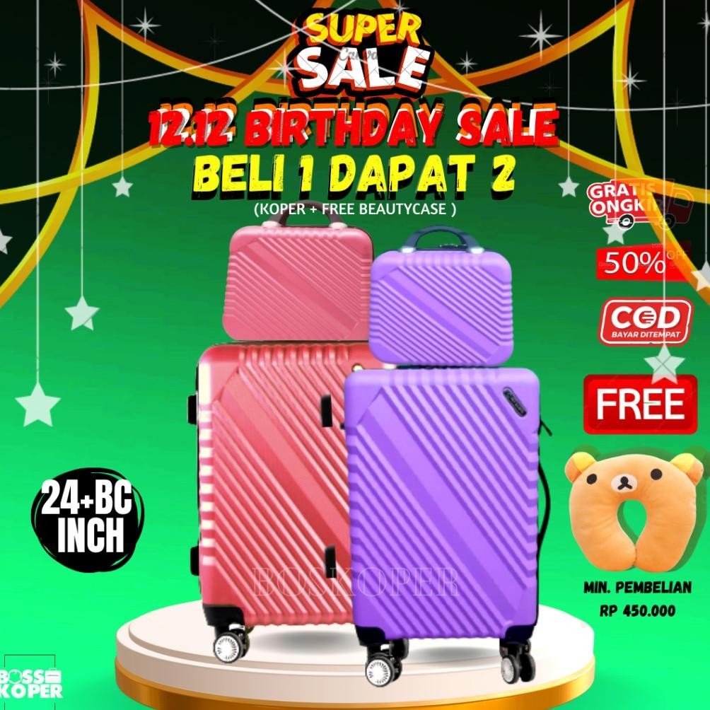 READYYY KOPER 24 INCH POLO UKURAN BAGASI-KOPER POLO-KOPER TRAVEL-TAS KOPER-TAS TRAVEL-KOPER MURAH-KO