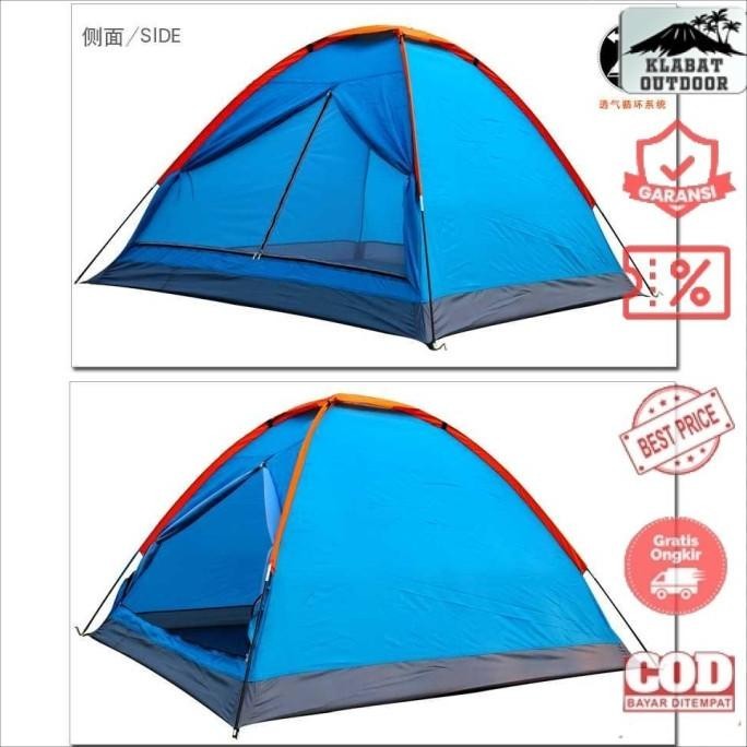 Tenda Camping 4 5 Orang Dewasa Gunung Waterproof Dewasa Anak Murah