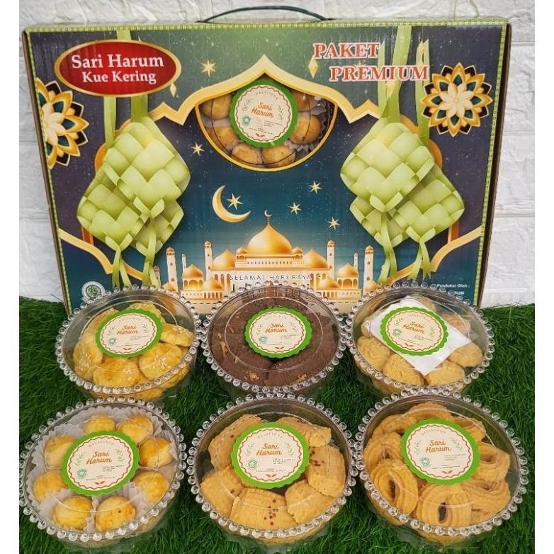 

CR - Sari Harum Premium - Paket kue lebaran - Grosir paketan kue TERLARIS