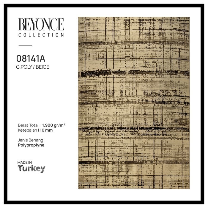 Karpet Modern Minimalis Abstrak Import Turki 200X300 - Beyonce