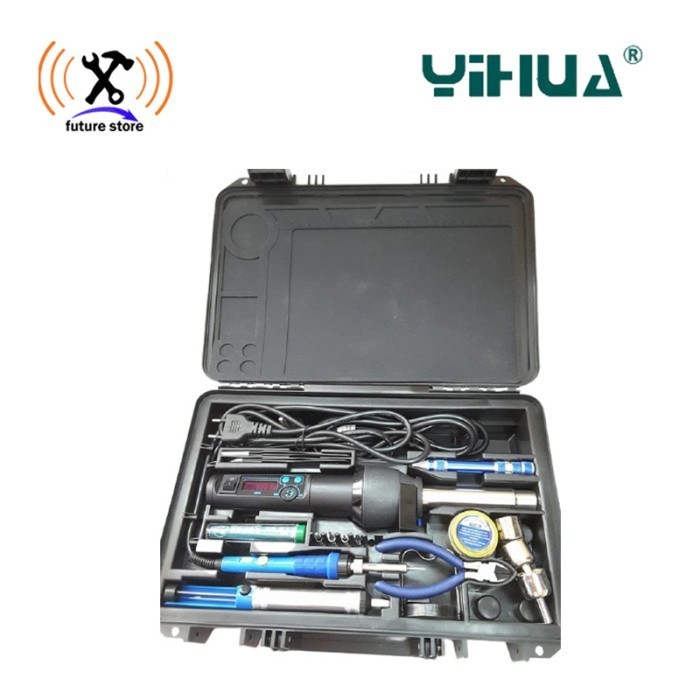 Solder Tangan Yihua 947-Iii Dan Blower Yihua 8858-I Dengan Box Excelln