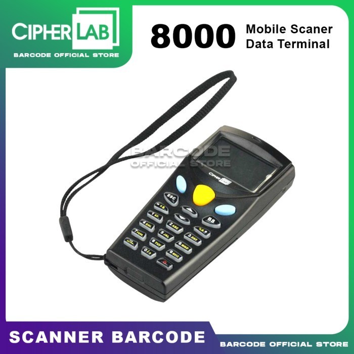 Mobile Portable Barcode Scanner Stok Opname Cipherlab 8000 Pdt