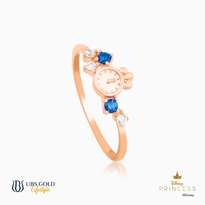 Ubs Cincin Emas Disney Princess Cinderella - Ccy0077R - 17K