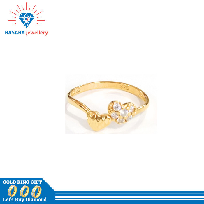 Cincin 375 Emas Asli / Cincin Emas Kuning