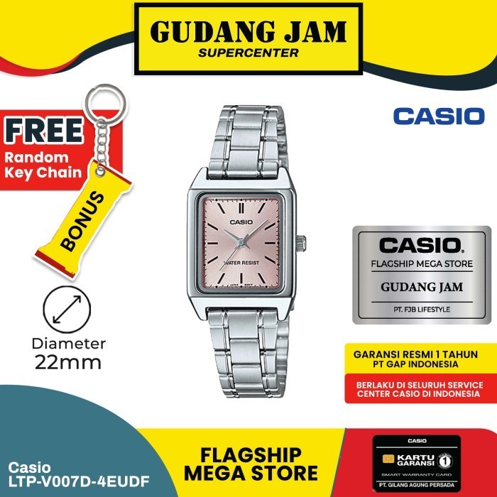 Casio General Ltp-V007D-4Eudf Ltp-V007D Ltp-V007 Ltpv007D Ltpv007 Termurah Terlaris Promo