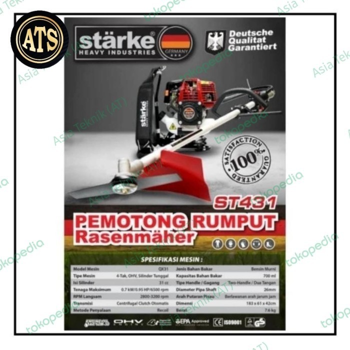 Starke Mesin Potong Rumput St 431 Model Honda 4 Tak Termurah Terlaris Promo
